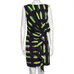 Dries Van Noten Dress size 38 Black and Green in excellent condition